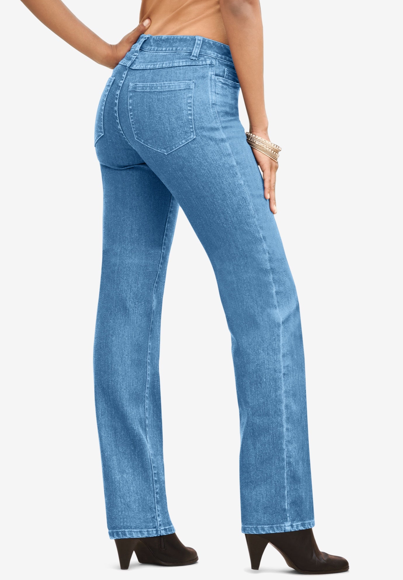 Plus Size Classic Stretch Straight Leg Jean image number 0