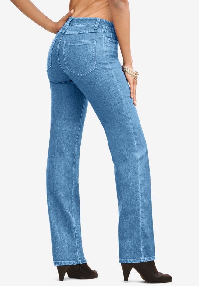 Plus Size Classic Stretch Straight Leg Jean image number 0