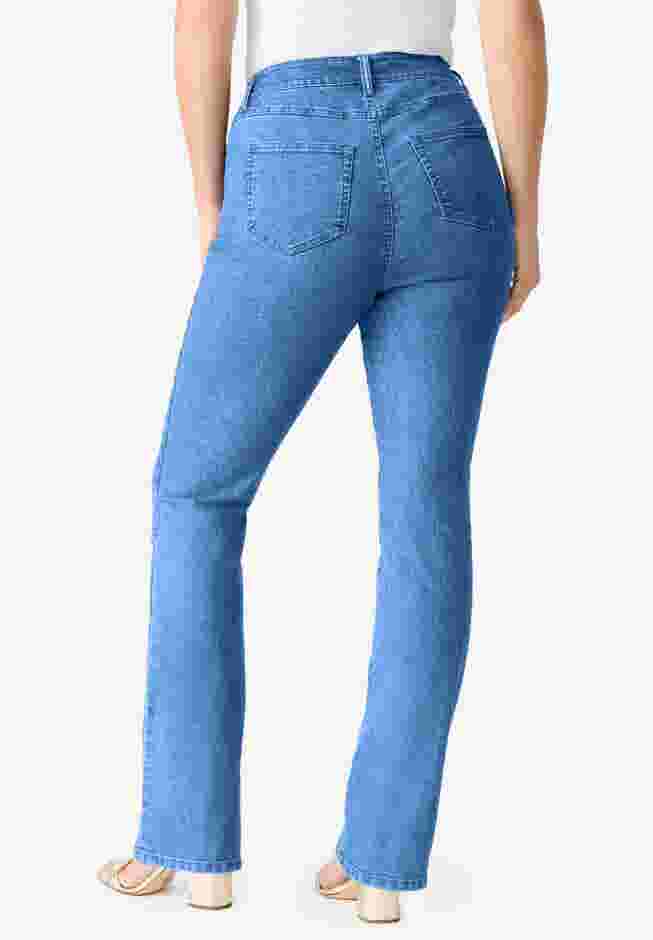 Plus Size Classic Stretch Bootcut Jean image number 1