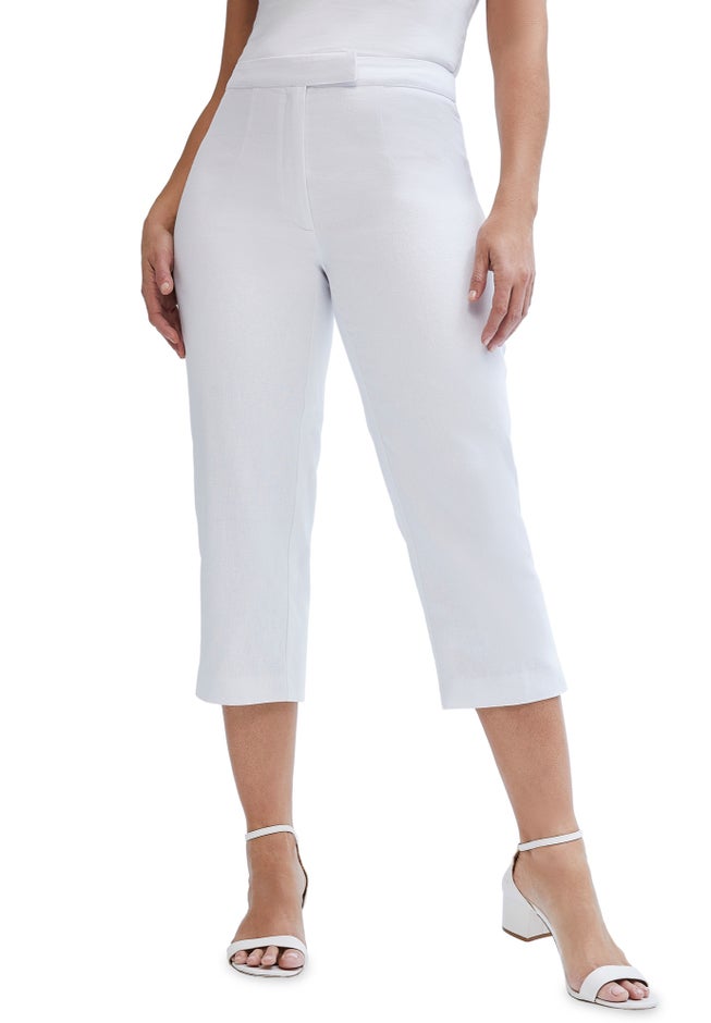 2-Piece Linen Capri Set image number 1
