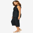 2-Piece Linen Capri Set image number null