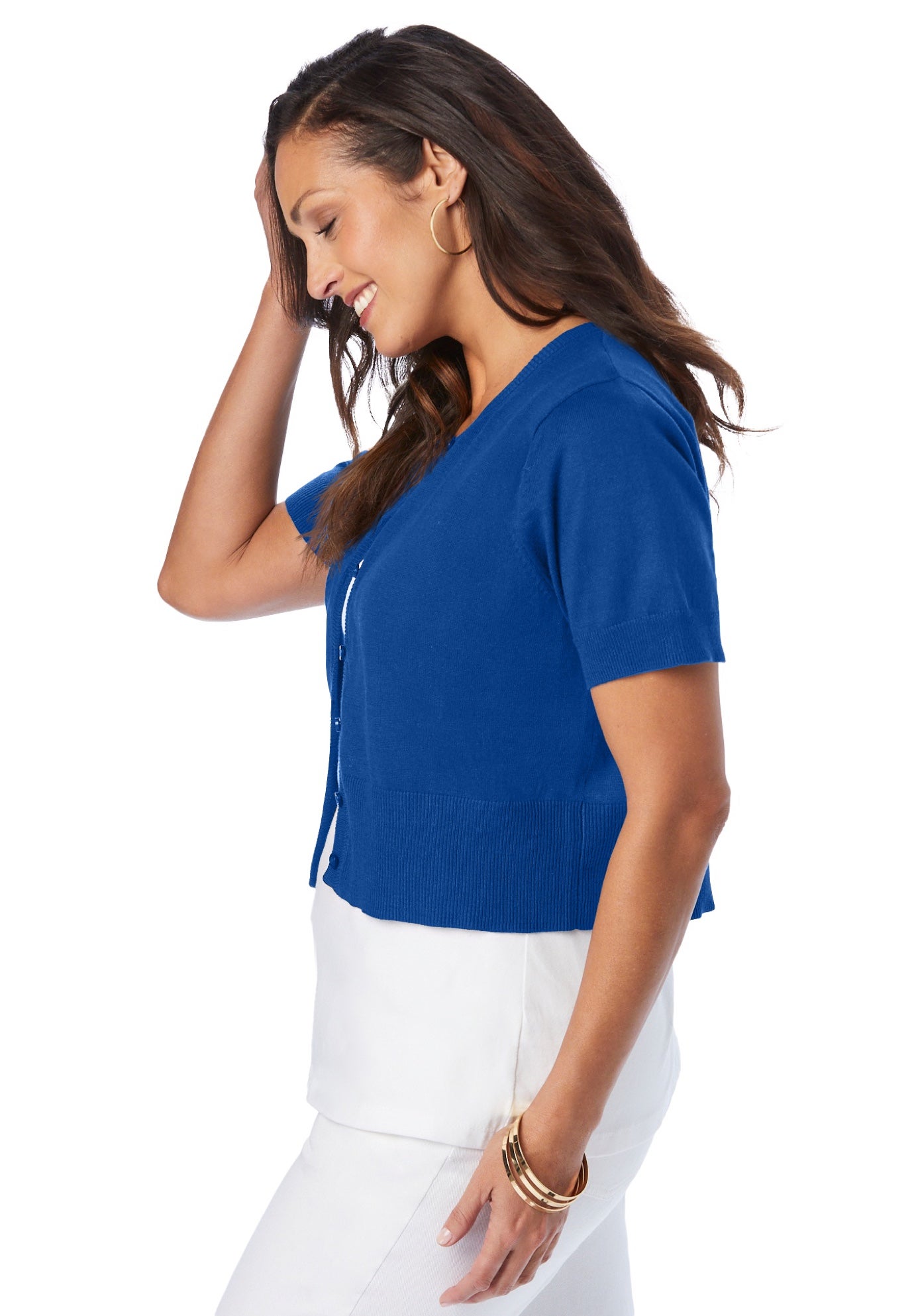 Jewel-Neck Shrug image number 2