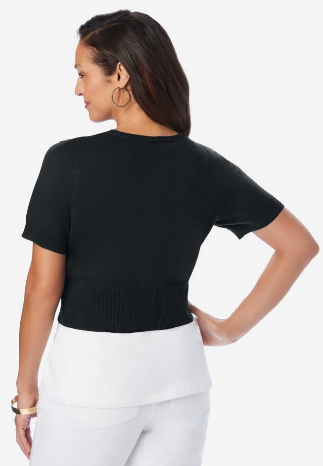 Jewel-Neck Shrug image number 1