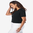 Jewel-Neck Shrug image number null