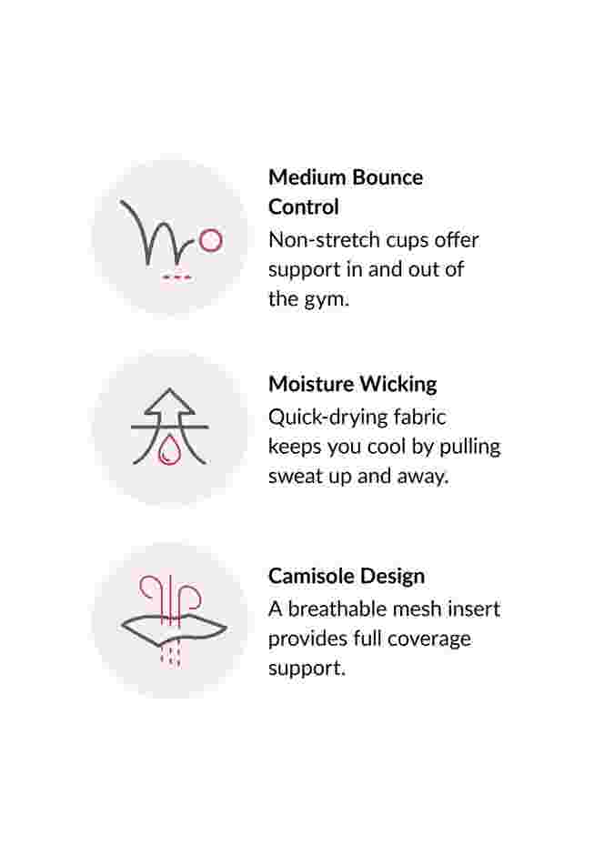 Glamorise® No-Bounce Camisole Sport Bra image number 3