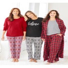 Long Flannel Robe  image number null