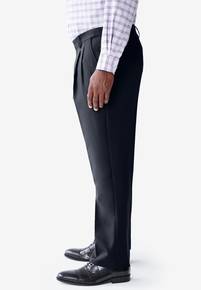 Easy Movement Pleat-Front Expandable Dress Pants image number 2