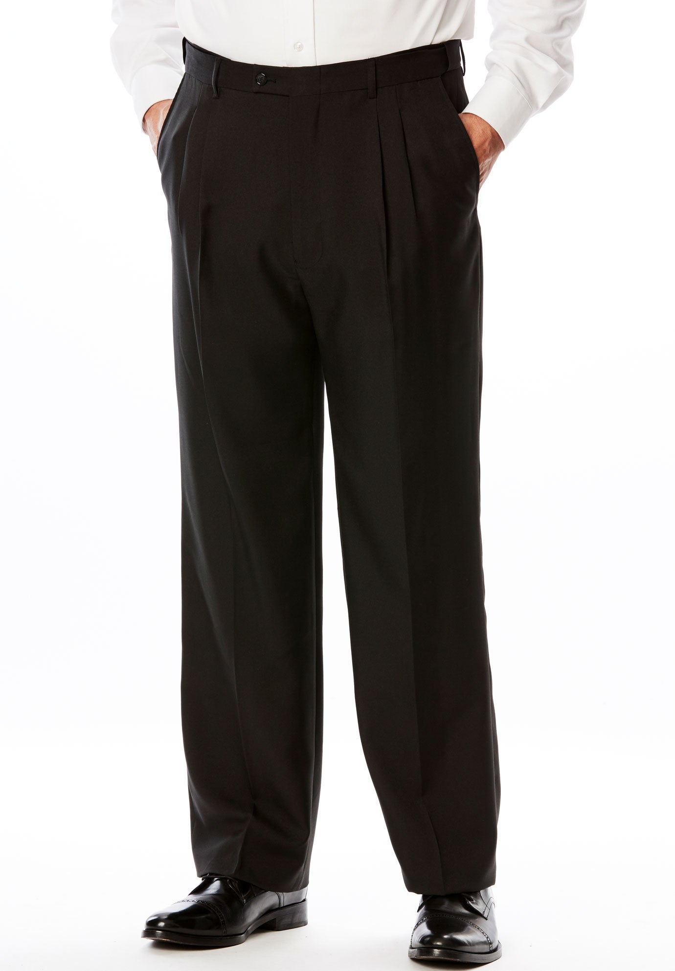 Easy Movement Pleat-Front Expandable Dress Pants image number 0