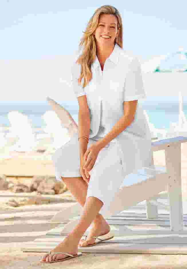 Short-Sleeve Cotton Campshirt image number 0