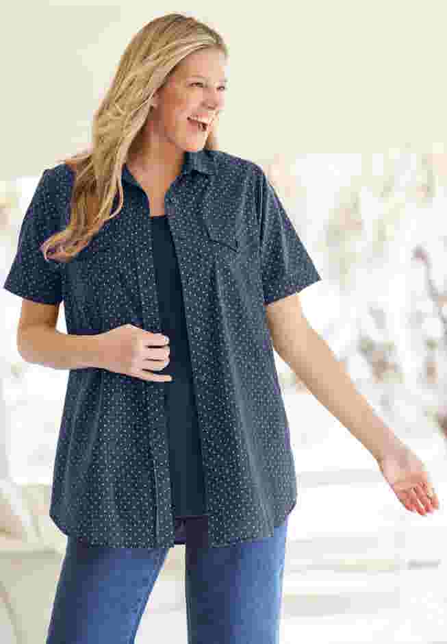 Short-Sleeve Cotton Campshirt image number 0
