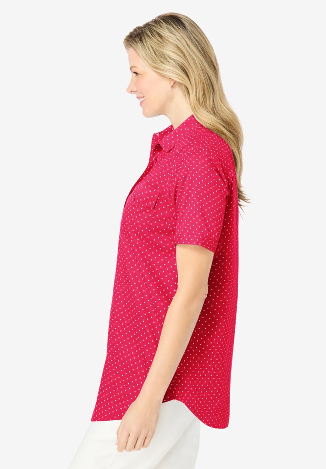 Short-Sleeve Cotton Campshirt image number 2