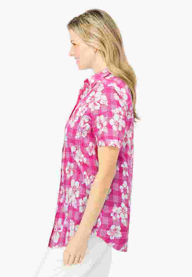 Short-Sleeve Cotton Campshirt image number 3