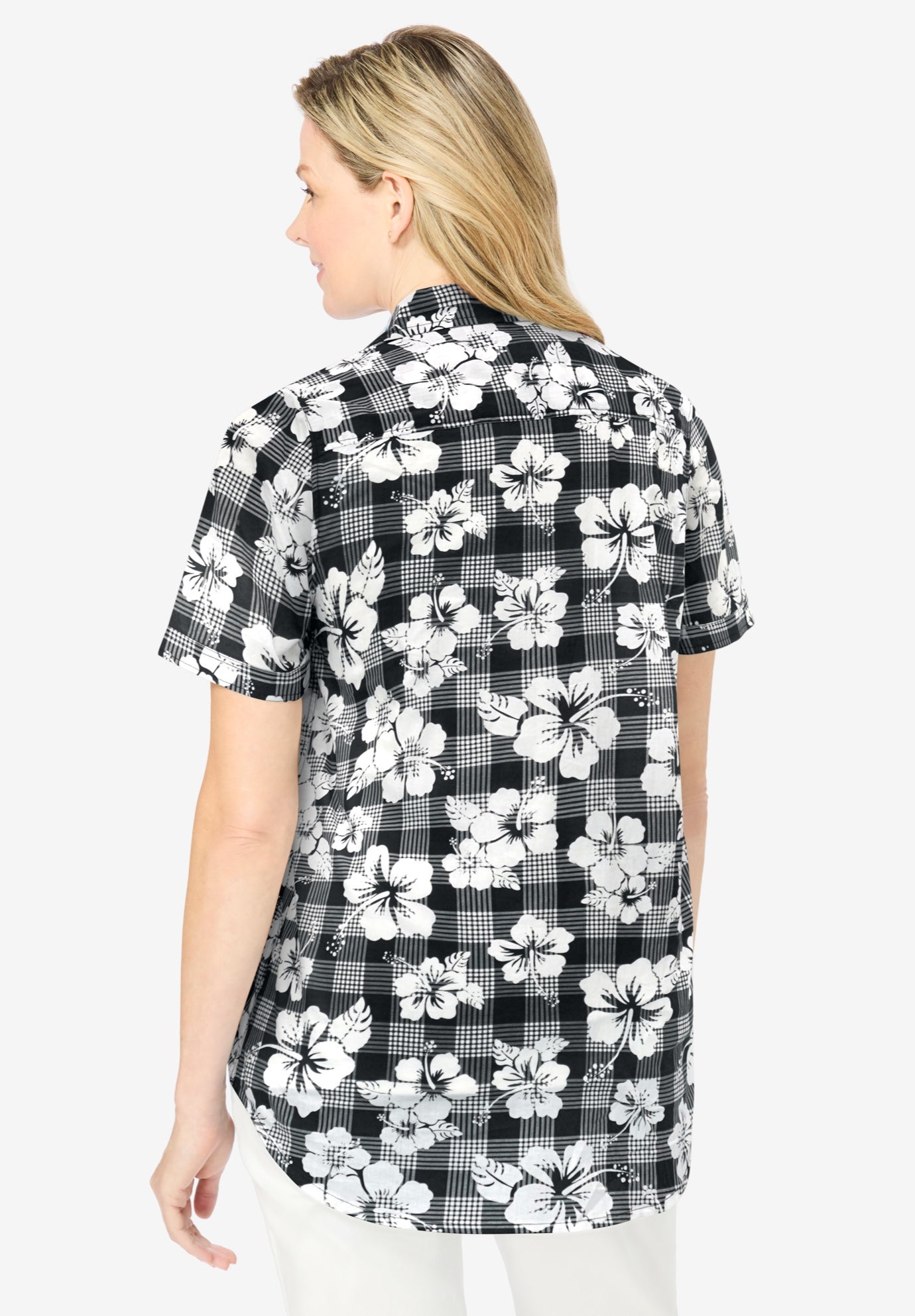 Short-Sleeve Cotton Campshirt image number 1