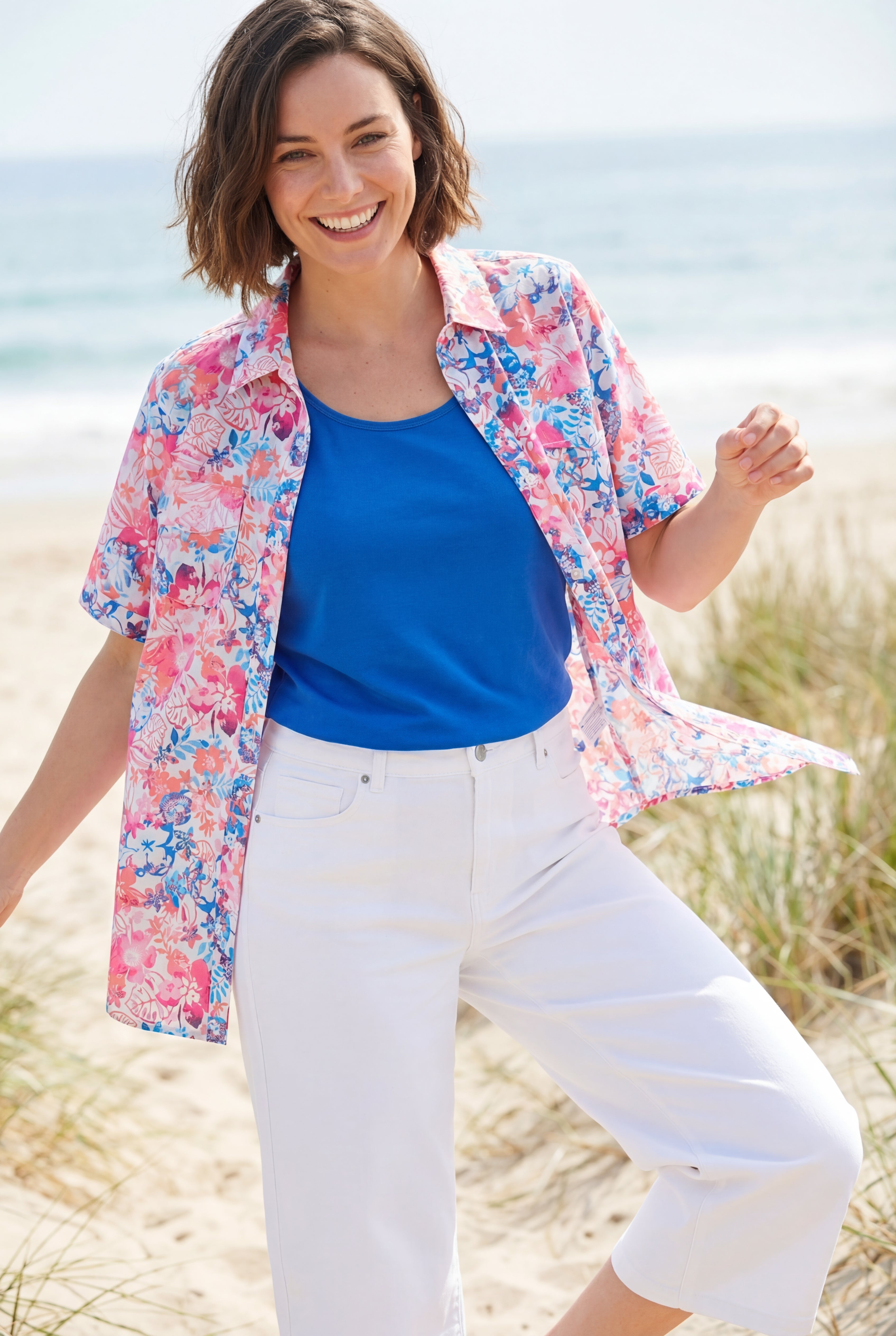 Short-Sleeve Cotton Campshirt image number 0