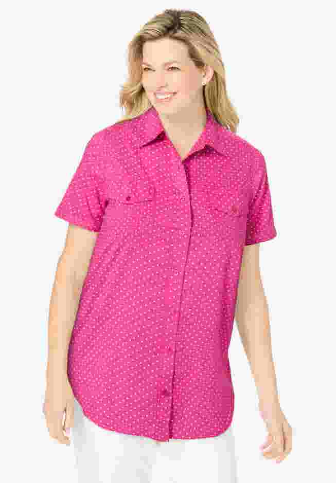 Short-Sleeve Cotton Campshirt image number 0