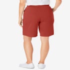 7-Day Straight-Leg Elastic-Waist Stretchy Knit Short image number null