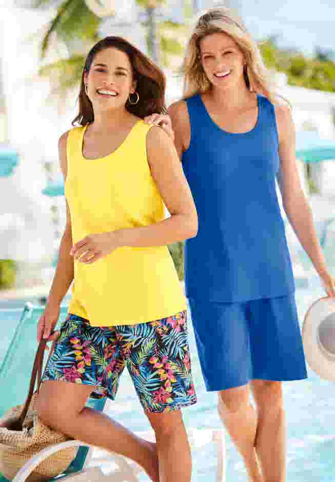 Elastic-Waist Knit Short image number 6