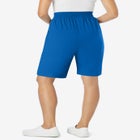 Elastic-Waist Knit Short image number null