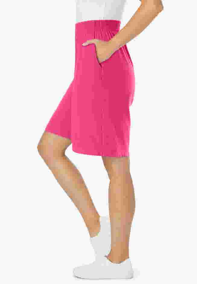 Elastic-Waist Knit Short image number 3