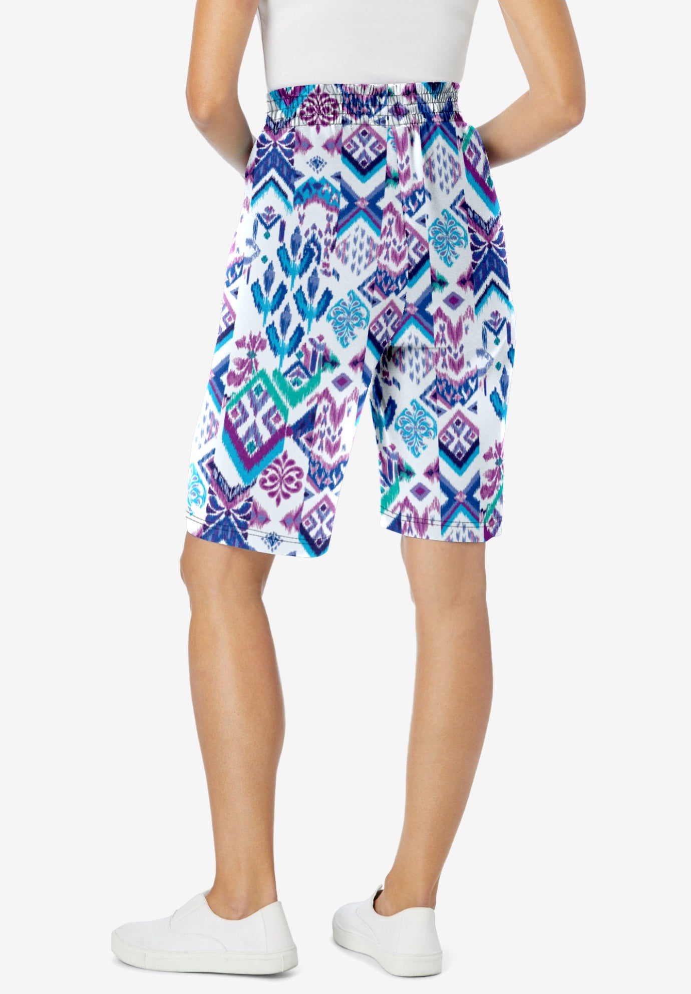 Elastic-Waist Knit Short image number 1