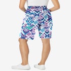 Elastic-Waist Knit Short image number null