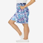 Elastic-Waist Knit Short image number null