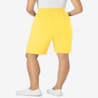 Elastic-Waist Knit Short image number null