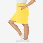 Elastic-Waist Knit Short image number null