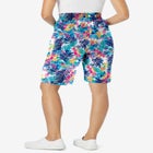 Elastic-Waist Knit Short image number null