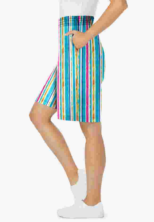 Elastic-Waist Knit Short image number 2