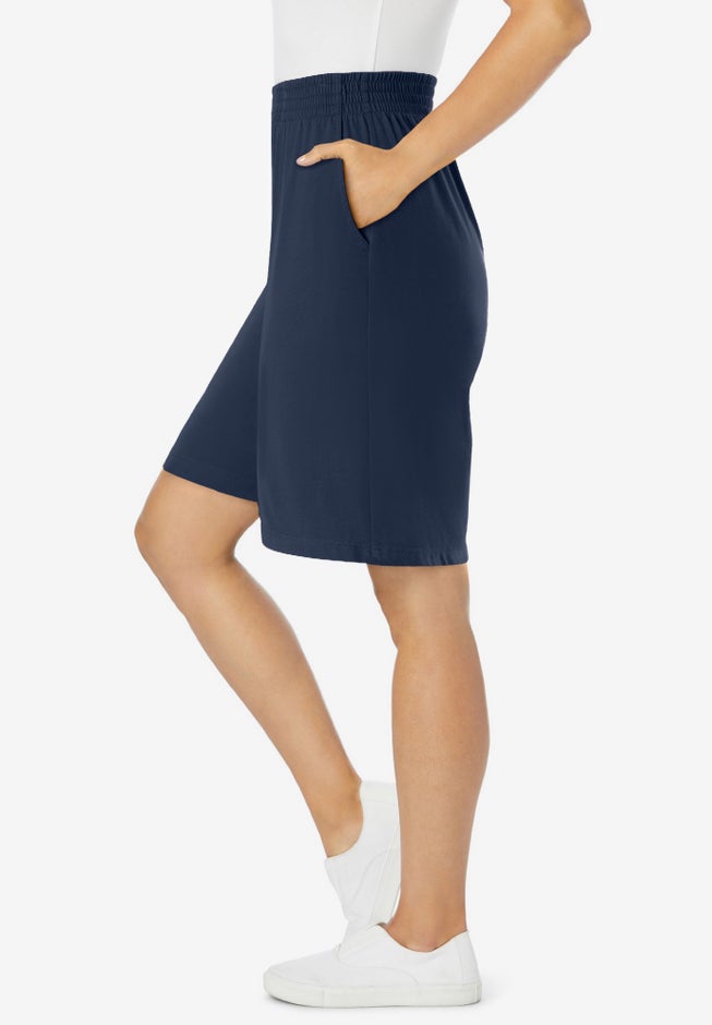 Elastic-Waist Knit Short image number 2