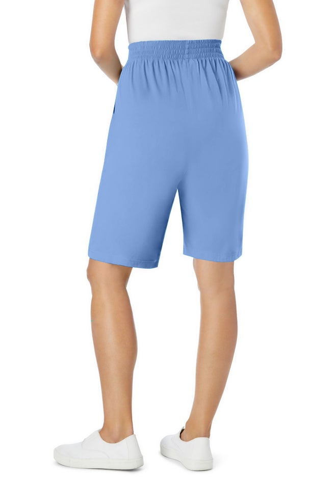 Elastic-Waist Knit Short image number 1