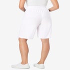 Elastic-Waist Knit Short image number null