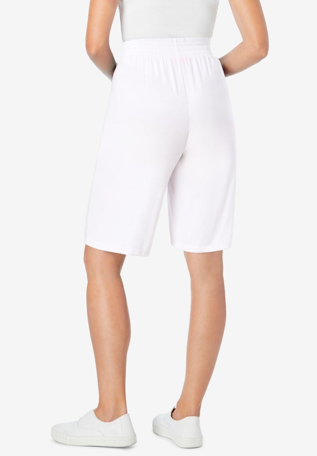 Elastic-Waist Knit Short image number 1