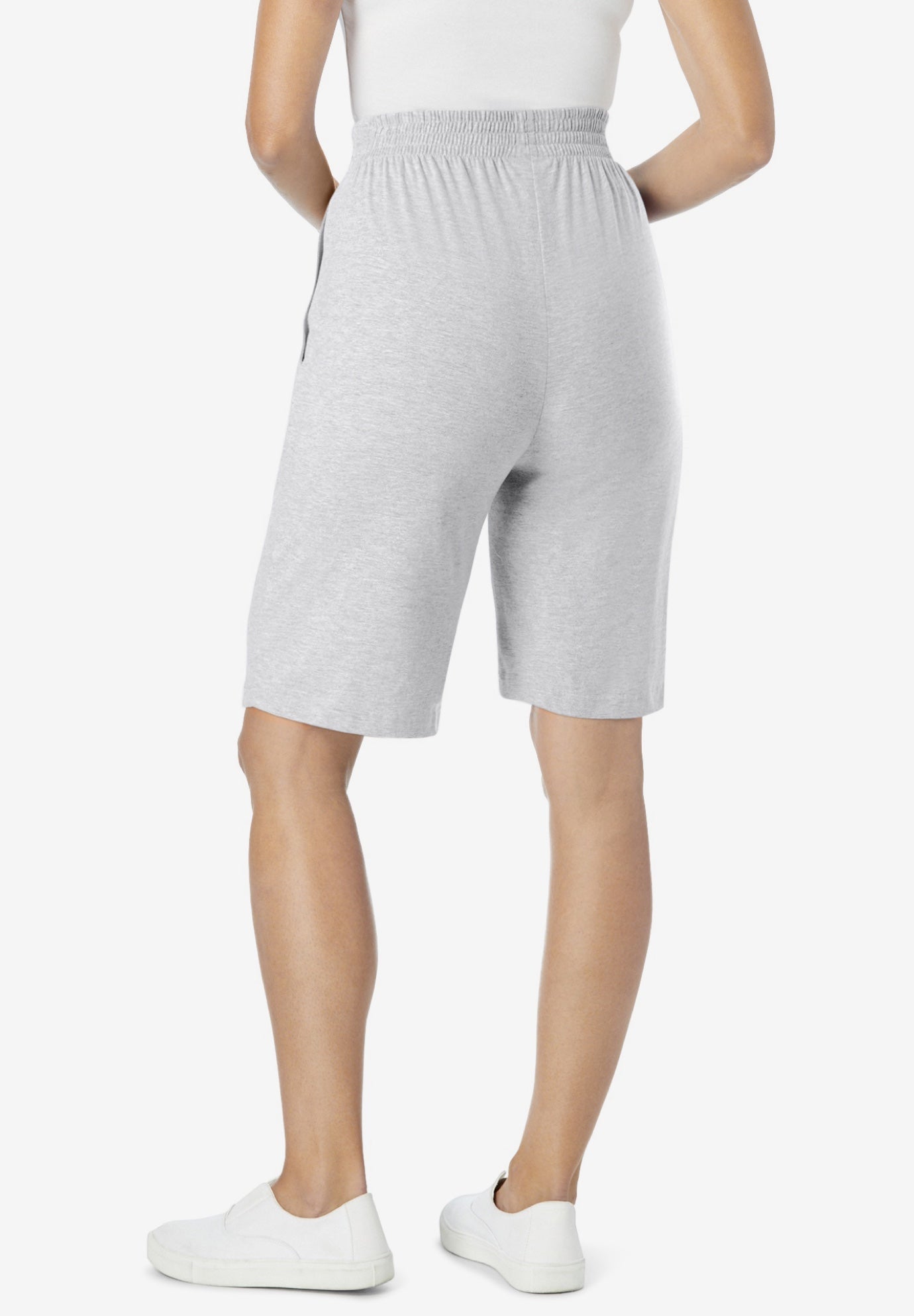 Elastic-Waist Knit Short image number 2