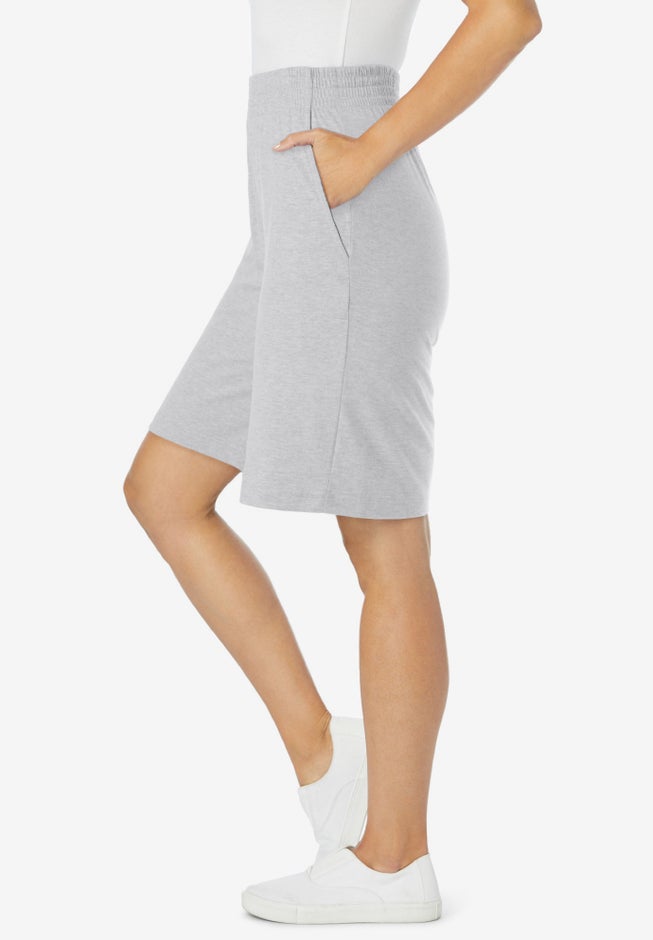 Elastic-Waist Knit Short image number 3