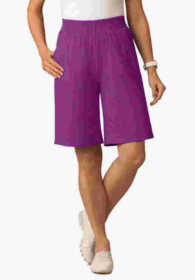 Elastic-Waist Knit Short image number 0