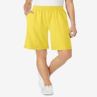 Elastic-Waist Knit Short image number null