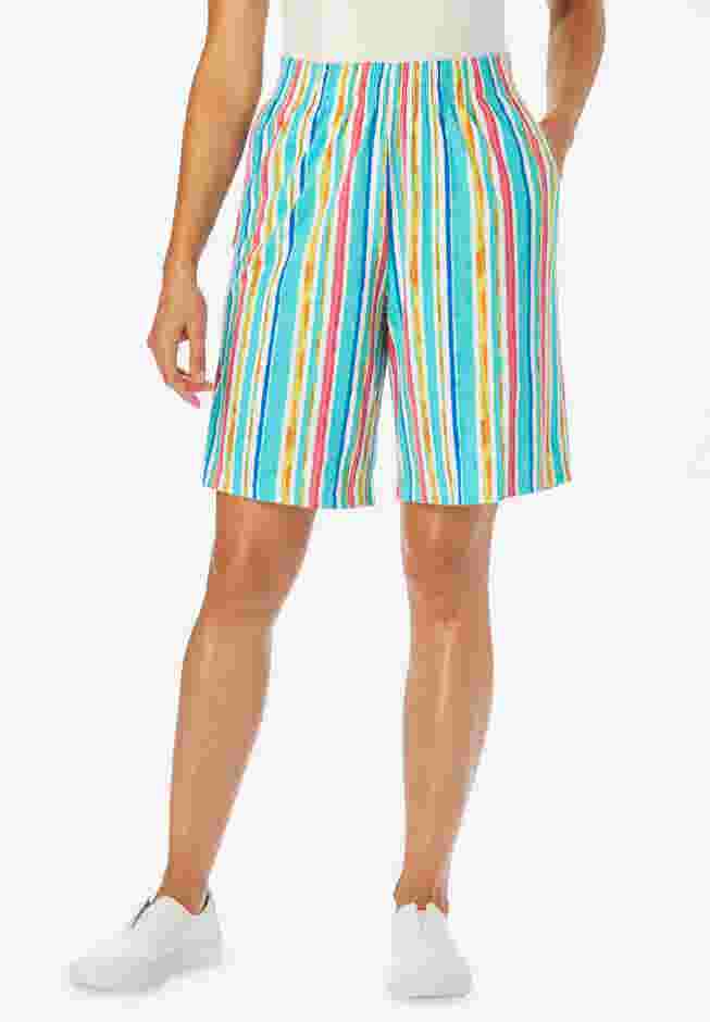 Elastic-Waist Knit Short image number 0