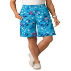 Elastic-Waist Knit Short image number null