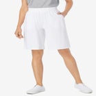 Elastic-Waist Knit Short image number null