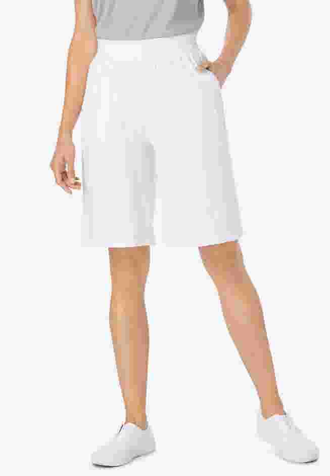 Elastic-Waist Knit Short image number 0