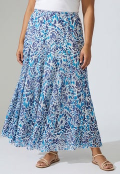 Flowing Crinkled Maxi Skirt