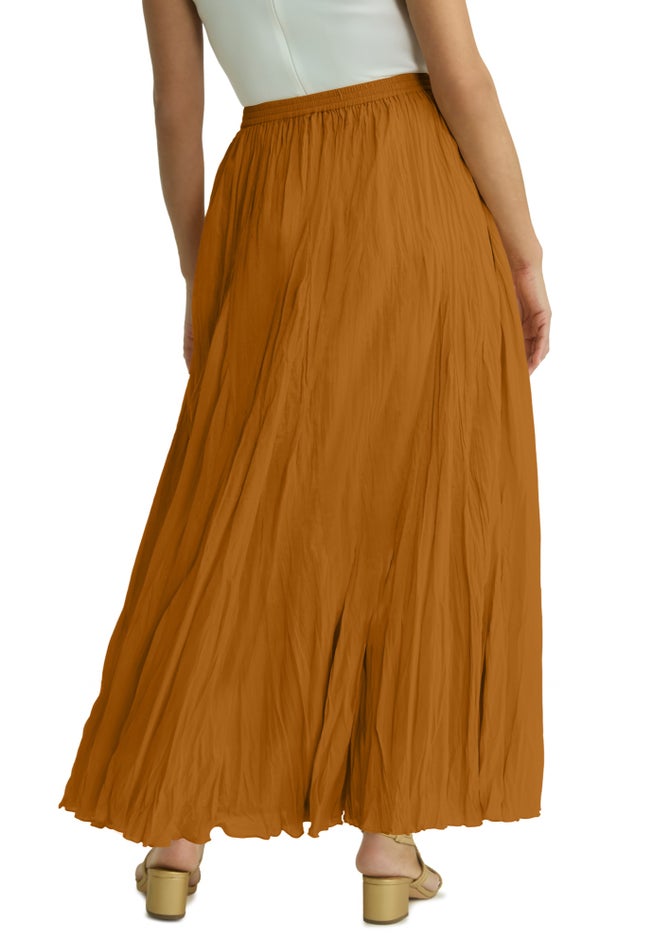 Flowing Crinkled Maxi Skirt image number 2