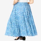 Flowing Crinkled Maxi Skirt image number null