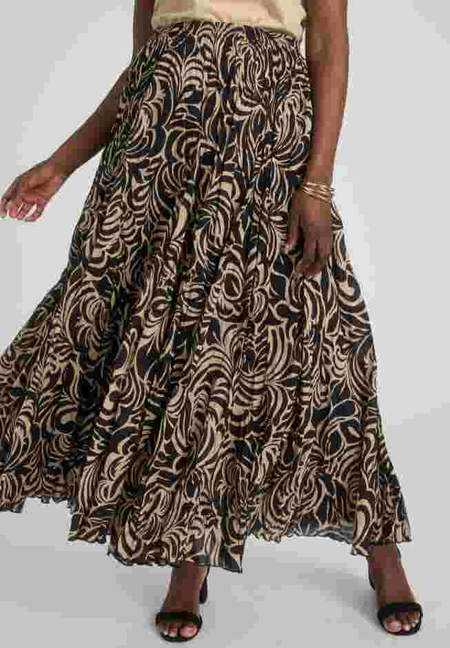 Flowing Crinkled Maxi Skirt image number 0