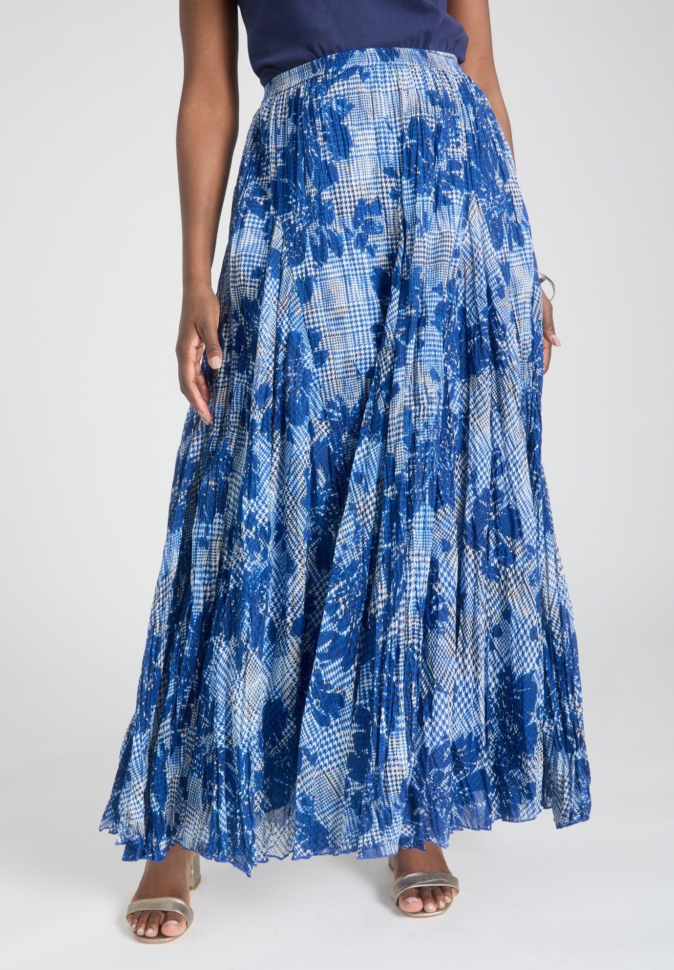 Flowing Crinkled Maxi Skirt image number 0