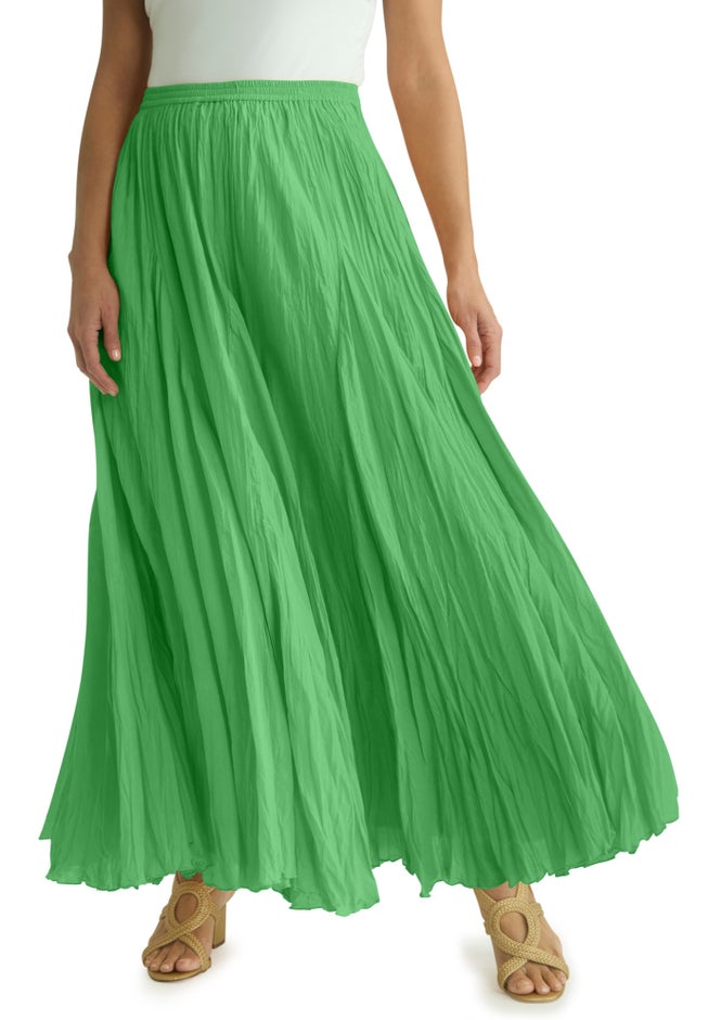 Flowing Crinkled Maxi Skirt image number 1