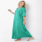 Long French Terry Zip-Front Robe image number 0