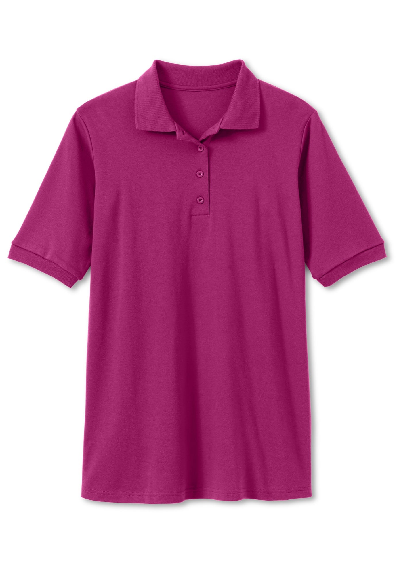Elbow-Sleeve Polo Tunic image number 4